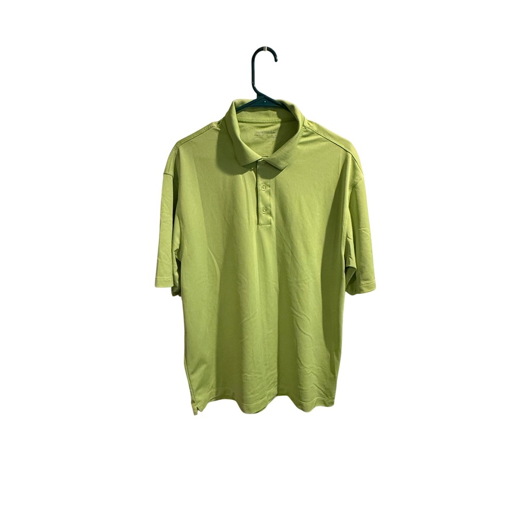 Nike Golf Men's Green Short Sleeve‎ Polo Shirt Size L Performance Breathable